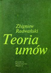 Okładka książki Teoria umów Zbigniew Radwański