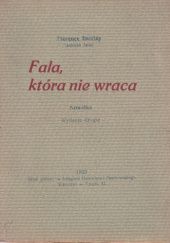 Okładka książki Fala, która nie wraca Florence Barclay