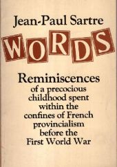 Okładka książki Words Jean-Paul Sartre