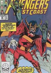Okładka książki Avengers West Coast #52 Tom DeFalco, Howard Mackie