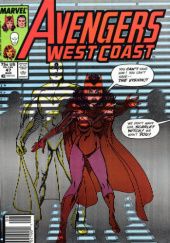 Okładka książki Avengers West Coast #47 John Byrne