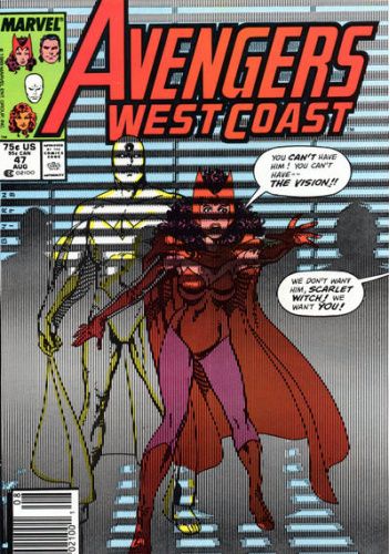 Okładki książek z cyklu Avengers West Coast