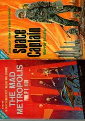Okładka książki Space Captain / The Mad Metropolis Philip Empson High, Murray Leinster