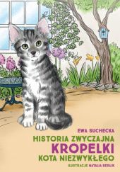 Okładka książki Historia zwyczajna Kropelki kota niezwykłego Ewa Suchecka