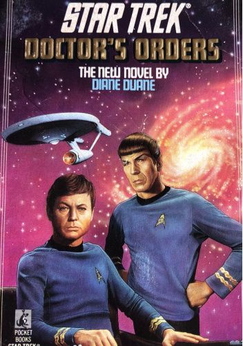 Okładki książek z serii Star Trek. Egmont.