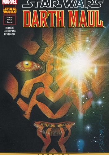 Okładki książek z cyklu Star Wars: Darth Maul (2000)