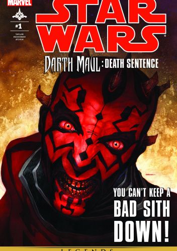 Okładki książek z cyklu Star Wars: Darth Maul - Death Sentence (2012)