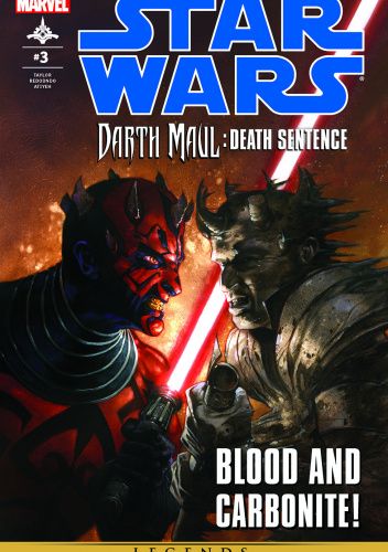Okładki książek z cyklu Star Wars: Darth Maul - Death Sentence (2012)