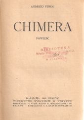 Okładka książki Chimera Andrzej Strug