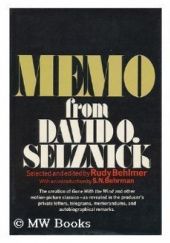 Okładka książki A Memo from David O. Selznick David O. Selznick