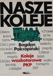 Okładka książki Koleje wąskotorowe PKP Bogdan Pokropiński