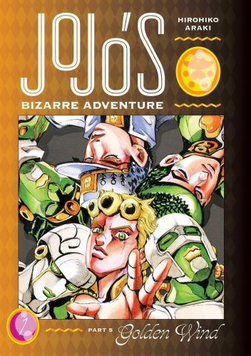 Okładki książek z cyklu Jojo's Bizarre Adventure Part 5: Golden Wind
