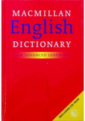 Okładka książki macmillan english dictionary for advanced learners praca zbiorowa