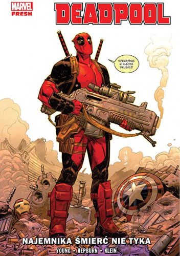 Okładki książek z cyklu Deadpool (Marvel Fresh)