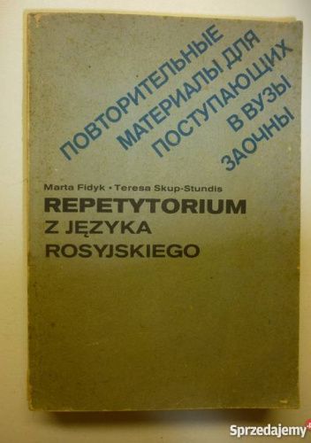 Repetytorium z języka rosyjskiego - Marta Fidyk, Teresa Skup-Stundis