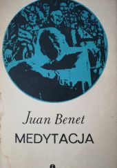 Okładka książki Medytacja Juan Benet