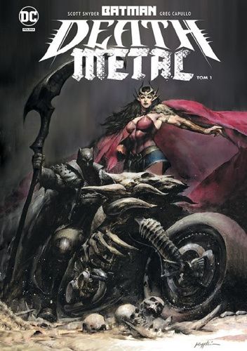 Okładki książek z cyklu Batman - Death Metal