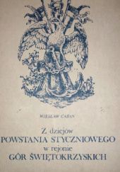 Okładka książki Z dziejów Powstania Styczniowego w rejonie Gór Świętokrzyskich Wiesław Caban