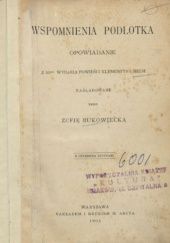 Okładka książki Wspomnienia podlotka Zofia Bukowiecka