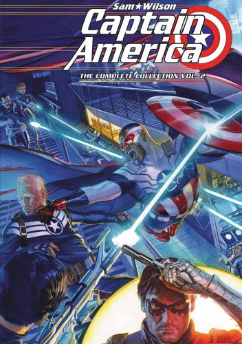 Okładki książek z serii Captain America Sam Wilson