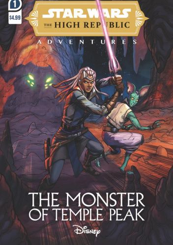 Okładki książek z cyklu Star Wars: The High Republic Adventures - The Monster of Temple Peak