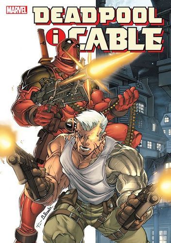 Okładki książek z cyklu Deadpool i Cable