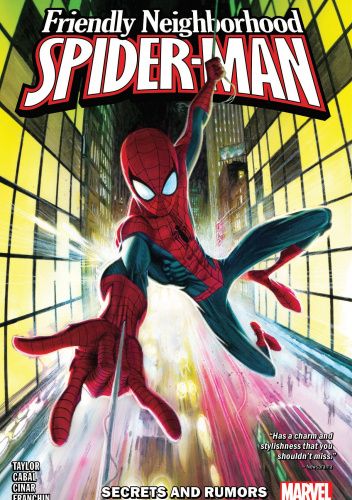 Okładki książek z cyklu Friendly Neighborhood Spider-Man (2019)