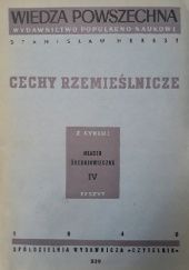 Okładka książki Cechy rzemieślnicze Stanisław Herbst