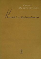 Okładka książki Kartki z kalendarza Kornel Makuszyński