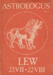 Okładka książki Lew 23 VII - 22 VIII Astrologus