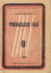 Okładka książki Powracająca fala Bolesław Prus