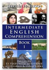 Okładka książki Intermediate English Comprehension Stephen Stephen Harrison
