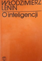 Okładka książki O inteligencji Włodzimierz Lenin