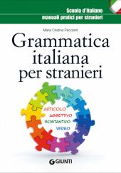 Okładka książki Grammatica italiana per stranieri Maria Cristina Peccianti