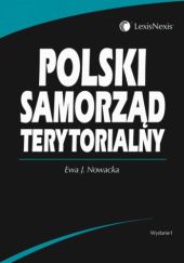 Okładka książki Polski samorząd terytorialny Ewa J. Nowacka