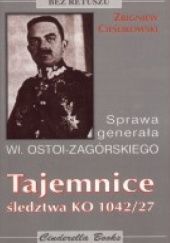 Okładka książki Tajemnice śledztwa KO-1042/27 Zbigniew Cieślikowski