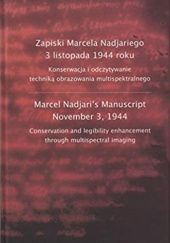 Okładka książki Zapiski Marcela Nadjariego Marcel Nadjari