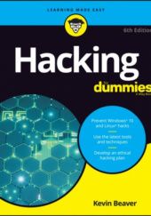 Okładka książki Hacking For Dummies Kevin Beaver