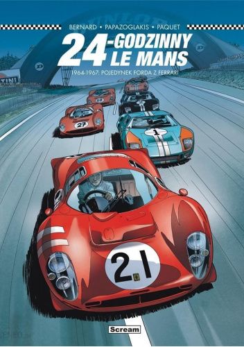 Okładki książek z cyklu 24-Godzinny Le Mans