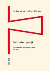 Okładka książki Braterstwo poezji. Korespondencja, wiersze i inne dialogi 1947–2013 Czesław Miłosz, Tadeusz Różewicz