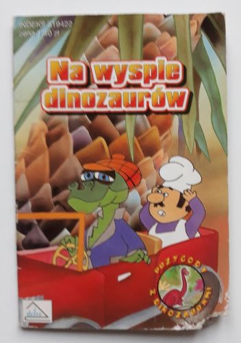 Okładki książek z serii Przygody z dinozaurami
