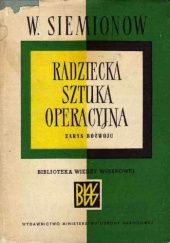 Okładka książki Radziecka sztuka operacyjna Władimir Siemionowicz Siemionow
