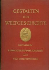 Okładka książki Gestalten der Weltgeschichte. Hermann Wiemann