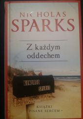 Okładka książki Z każdym oddechem Nicholas Sparks