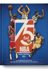 Okładka książki 75 lat NBA. Ilustrowana historia najlepszej koszykarskiej ligi świata