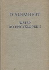Okładka książki Wstęp do encyklopedii Jean le Rond d'Alembert