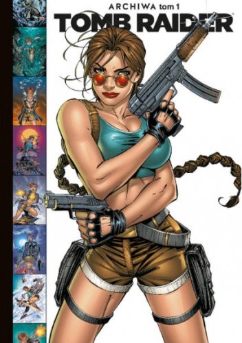 Okładki książek z cyklu Tomb Raider Archiwa
