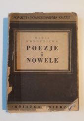 Okładka książki Poezje i nowele Maria Konopnicka