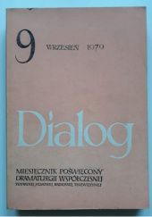 Okładka książki Dialog, nr 9 / wrzesień 1979 praca zbiorowa