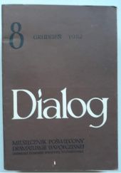 Okładka książki Dialog, nr 8 / grudzień 1982 praca zbiorowa